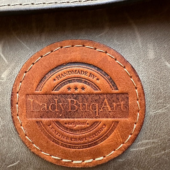 ❤️Tote bag, shoulder and crossbody. Full grain leather, handcrafted - EUC!❤️ - Picture 11 of 15